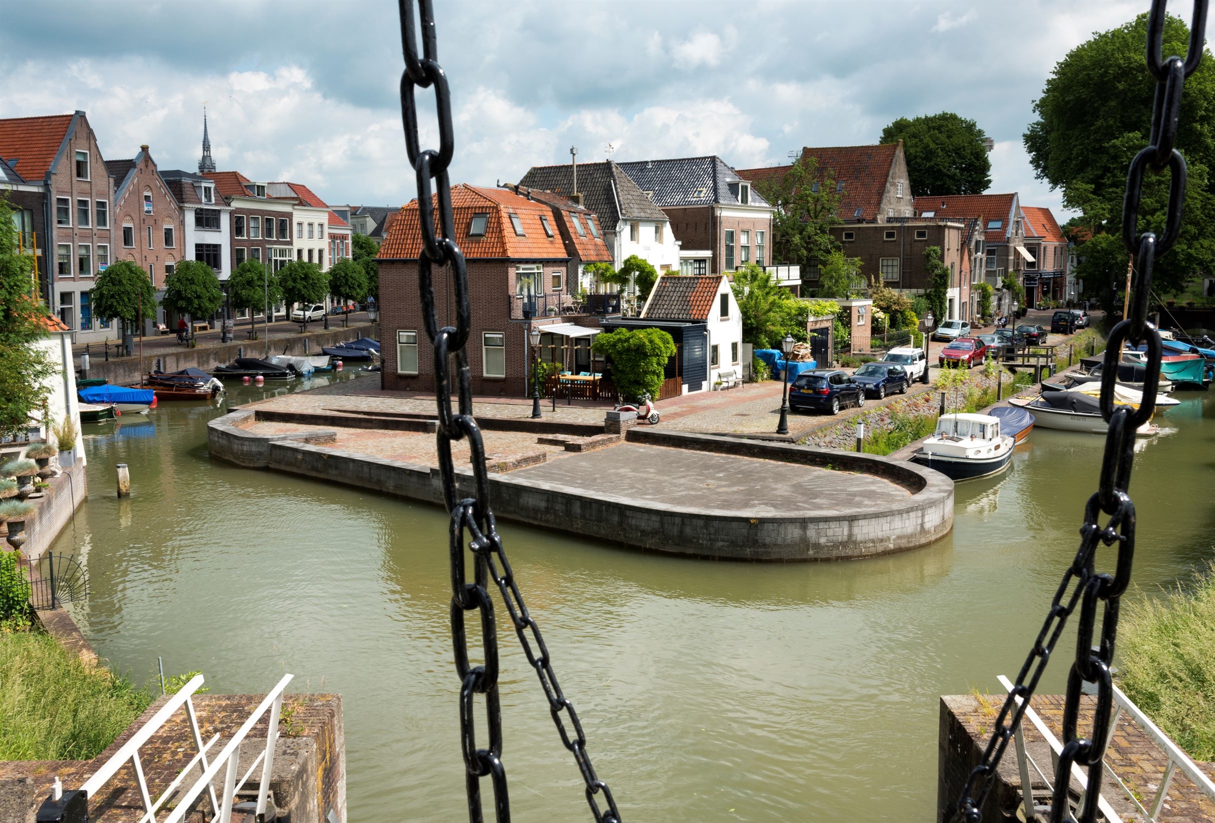 Doorkijkje binnenstad Schoonhoven Doorkijkje binnenstad Schoonhoven